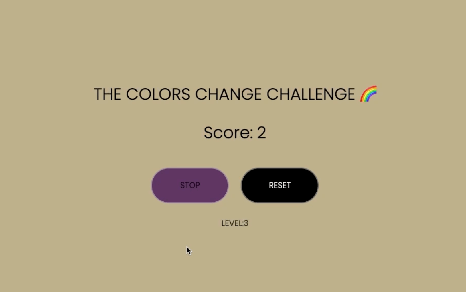 Color Challenge Game